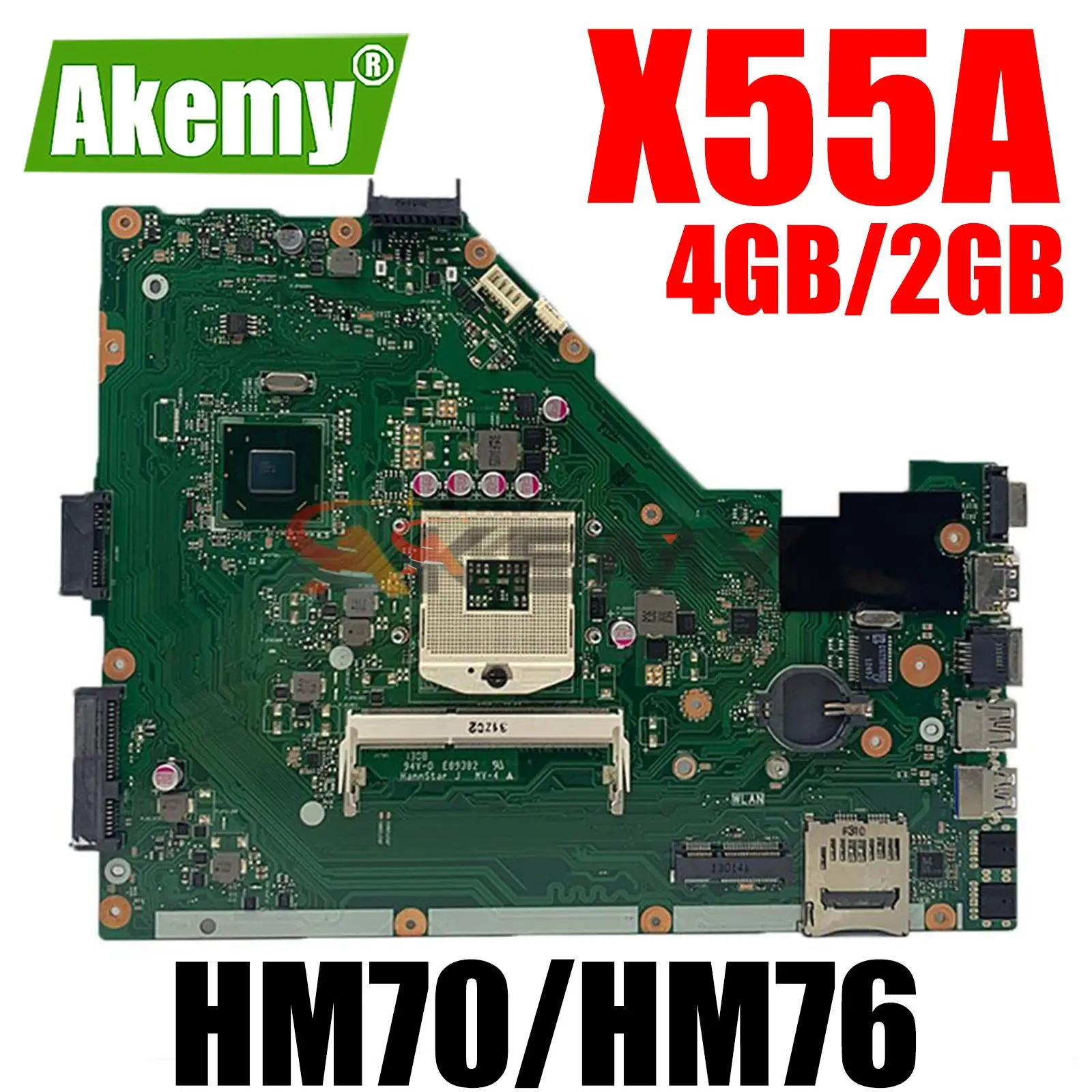 Материнская плата для ноутбука X55A HM70 HM76 4 Гб 2 Гб ОЗУ подходит для ASUS X55A оригинальная материнская плата REV 2,1/REV2.2 DDR3
Материнская плата для ноутбука X55A HM70 HM76 4 Гб 2 Гб ОЗУ подходит для ASUS X55A оригинальная материнская плата REV 2,1/REV2.2 DDR3