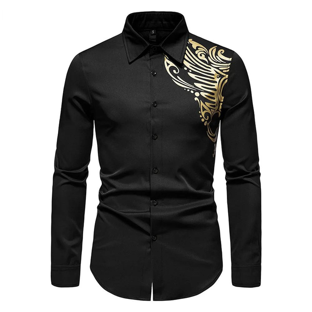 Рубашка мужская приталенная с длинным рукавом, деловая повседневная с принтом, формальная, модный дизайн
Рубашка мужская приталенная с длинным рукавом, деловая повседневная с принтом, формальная, модный дизайн