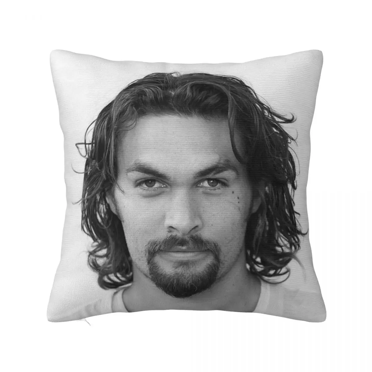 

Jason Momoa Pillowcase Soft Polyester Cushion Cover Gift Movie Actor Pillow Case Cover Chair Zippered 45*45cm