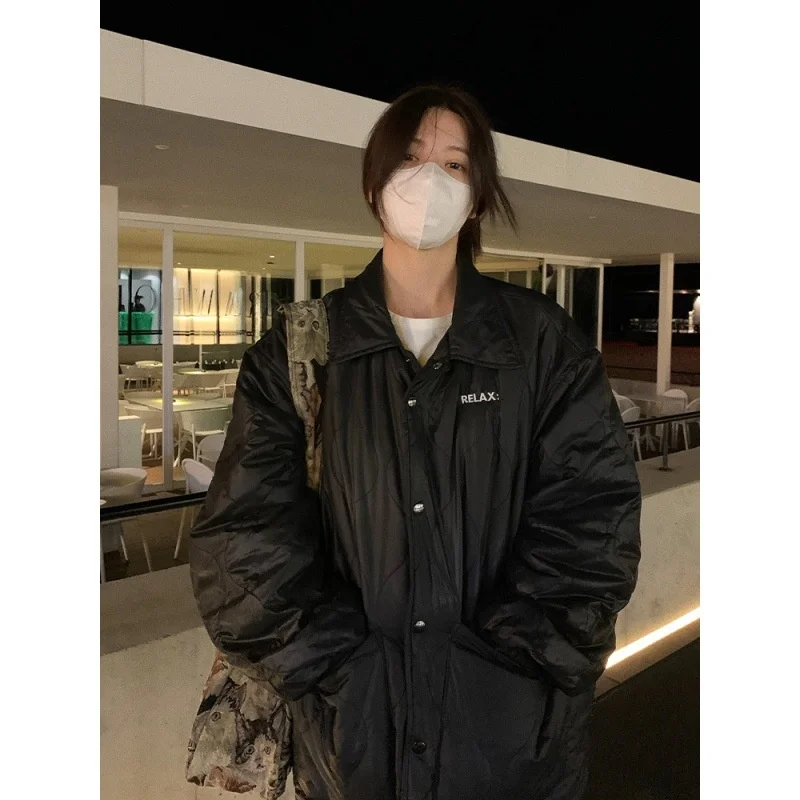 Winter Women's 2021 New Cotton Jacket Student Korean Loose and Versatile Lapel Thickened Cotton Jacket
Winter Women's 2021 New Cotton Jacket Student Korean Loose and Versatile Lapel Thickened Cotton Jacket