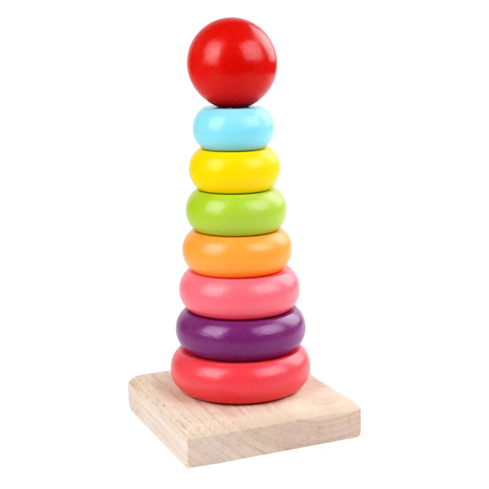 Stacking Wooden Rings Rainbow Tower Ring Blocks Educational Kids Montessori Sorting Stacker Building Block Game Color Puzzle
Stacking Wooden Rings Rainbow Tower Ring Blocks Educational Kids Montessori Sorting Stacker Building Block Game Color Puzzle