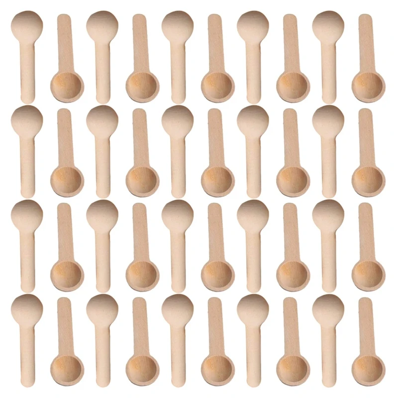 HOT 50Pcs Mini Wooden Spoons Home Kitchen Cooking Spoons Tool Scoop Salt Seasoning Honey Coffee Spoons
HOT 50Pcs Mini Wooden Spoons Home Kitchen Cooking Spoons Tool Scoop Salt Seasoning Honey Coffee Spoons