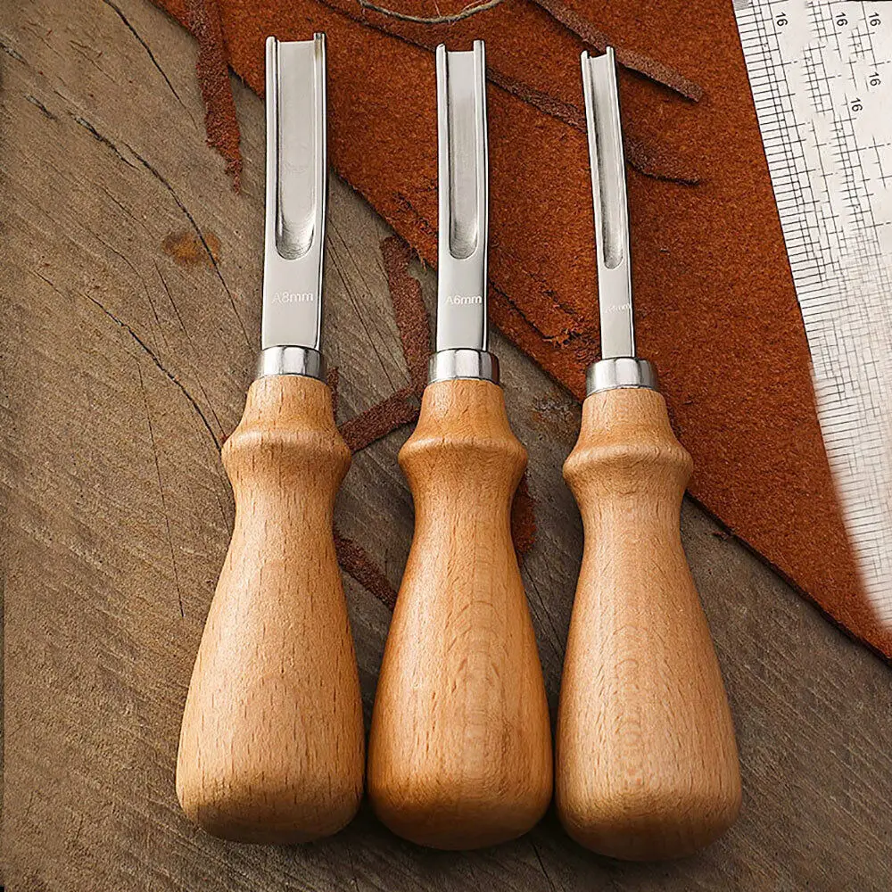 3Size 4/6/8mm Leather Craft Edge Creaser Beveler DIY Handmade Skiving Beveling Knife Cutting Polishing Tool Wooden Handle Cutter
3Size 4/6/8mm Leather Craft Edge Creaser Beveler DIY Handmade Skiving Beveling Knife Cutting Polishing Tool Wooden Handle Cutter