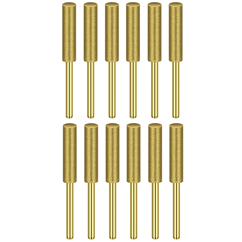 Diamond Chainsaw Sharpener Burr 1/8Inch Shank, Replacement Sharpening Stones,12 Pack (7/32 Inch/ 5.5 Mm)
Diamond Chainsaw Sharpener Burr 1/8Inch Shank, Replacement Sharpening Stones,12 Pack (7/32 Inch/ 5.5 Mm)