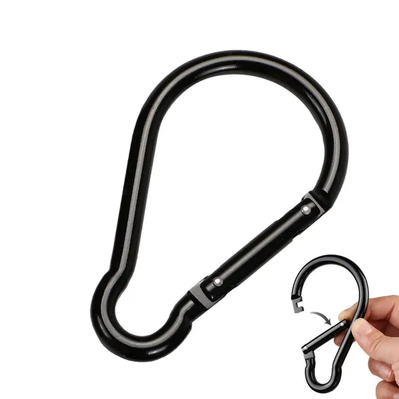 Backpack Carabiner Hiking Carabiner Clip 3.9in Non-locking Design Aluminum Alloy Carabiner Large Carabiner Gourd Shape For Key
Backpack Carabiner Hiking Carabiner Clip 3.9in Non-locking Design Aluminum Alloy Carabiner Large Carabiner Gourd Shape For Key