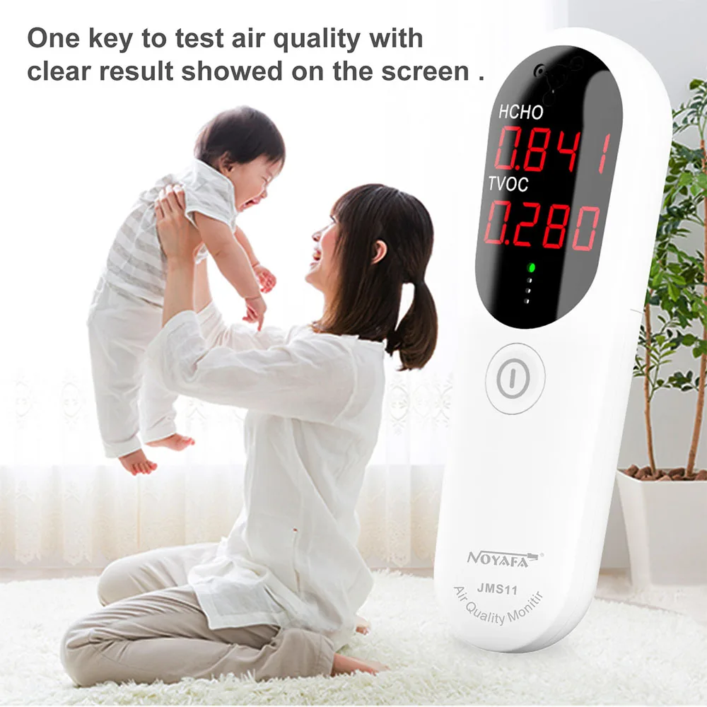 NOYAFA JMS11 Multifunctional Air Quality Formaldehyde Determine Tester Temperature Humidity Carbon Dioxide Monitor Light alarm
NOYAFA JMS11 Multifunctional Air Quality Formaldehyde Determine Tester Temperature Humidity Carbon Dioxide Monitor Light alarm