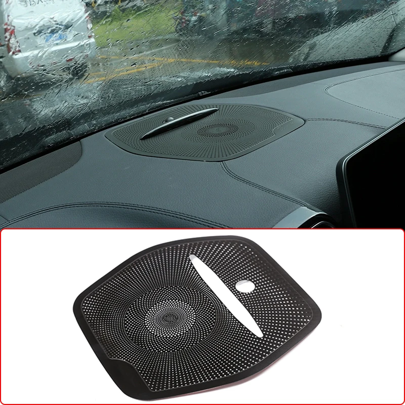 

Автомобильный Стайлинг приборной панели аудио динамик Сетка Крышка отделка наклейки для Mercedes Benz Ml W166 Gle Coupe C292 Gl X166 Gls авто аксессуары