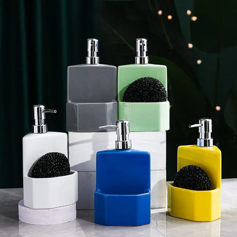 Portable Liquid Soap Dispenser Ceramic Bottle with Soap Holder for Kitchen Bathroom Accessories Homehold Manual Soap Dispensers
Portable Liquid Soap Dispenser Ceramic Bottle with Soap Holder for Kitchen Bathroom Accessories Homehold Manual Soap Dispensers