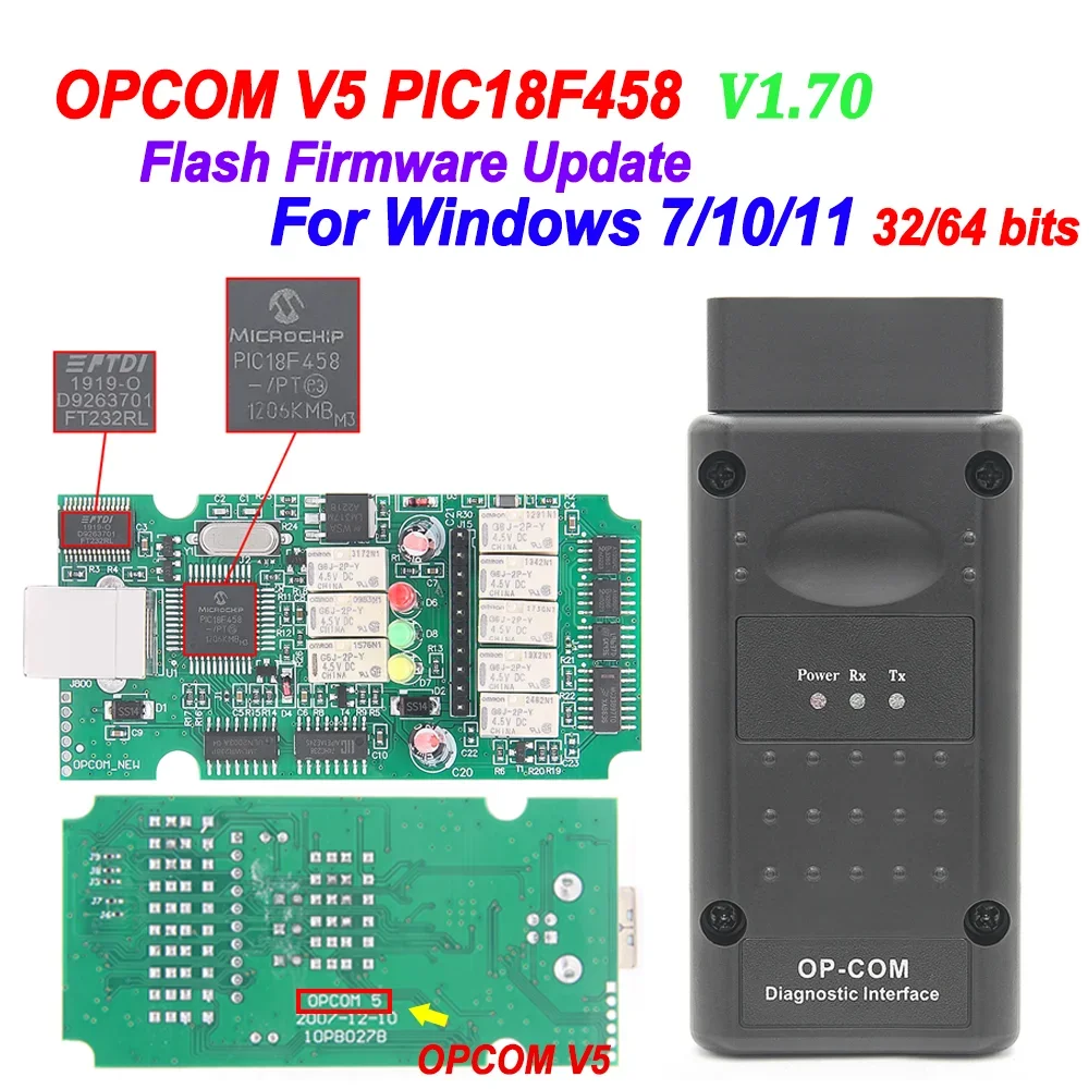 200603a OPCOM V5 PIC18F458 OP COM 1.70 Поддержка Обновления Прошивки Flash OP-COM CAN BUS OBD2 автомобильный диагностический инструмент для Opel
200603a OPCOM V5 PIC18F458 OP COM 1.70 Поддержка Обновления Прошивки Flash OP-COM CAN BUS OBD2 автомобильный диагностический инструмент для Opel