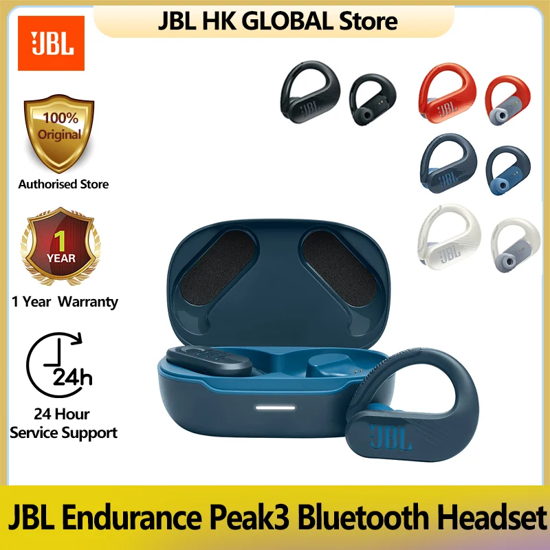 

JBL 100%Original Endurance Peak3 Bluetooth Headset music, Earphone,sports, running calls, noise reduction headphones