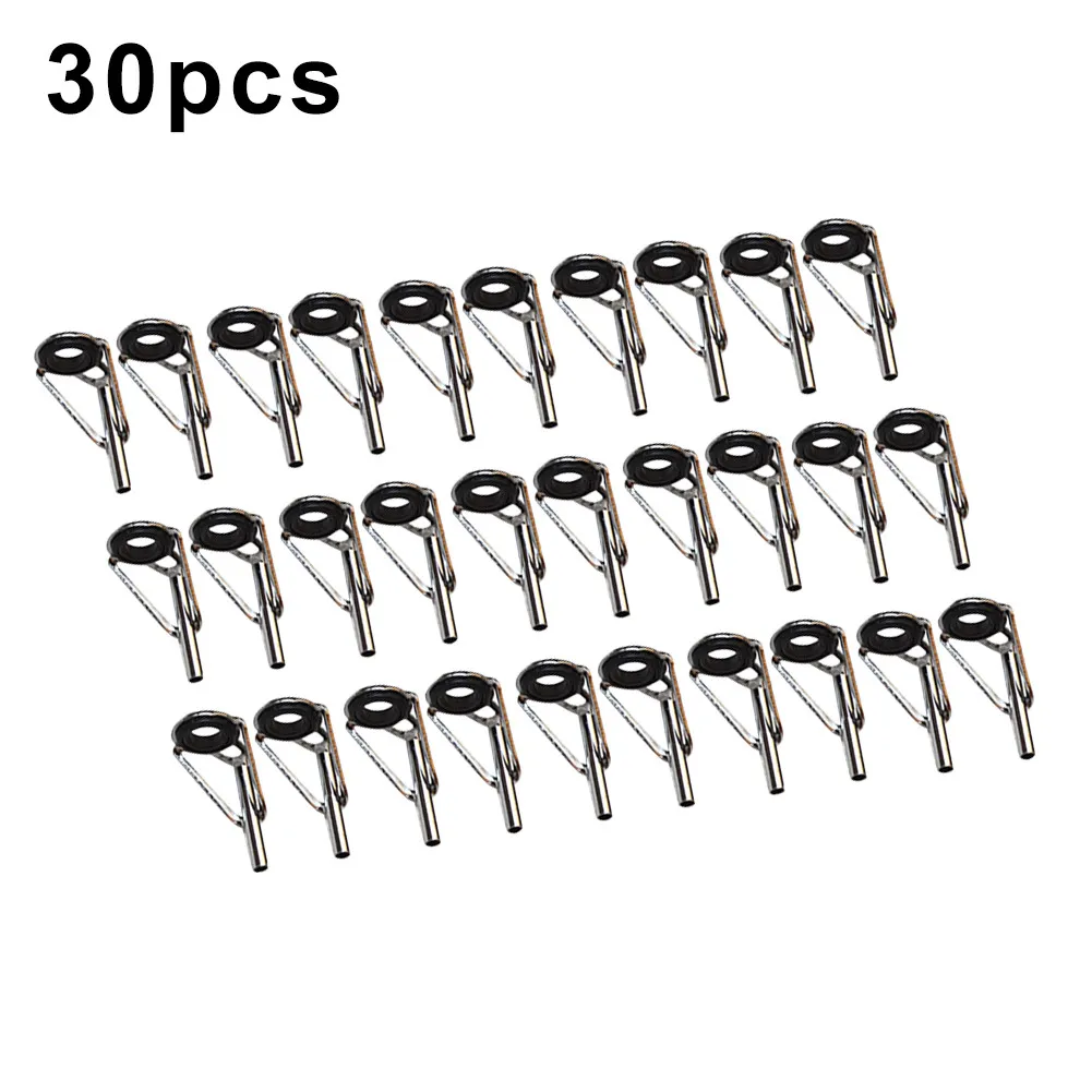 30pcs Set 6 Kinds Of Diameter Smooth Iron Fishing Rod Guides Ring Saltwater 2.2-3.8mm DIY Eye Rings Pole Repair Kit Accessories
30pcs Set 6 Kinds Of Diameter Smooth Iron Fishing Rod Guides Ring Saltwater 2.2-3.8mm DIY Eye Rings Pole Repair Kit Accessories