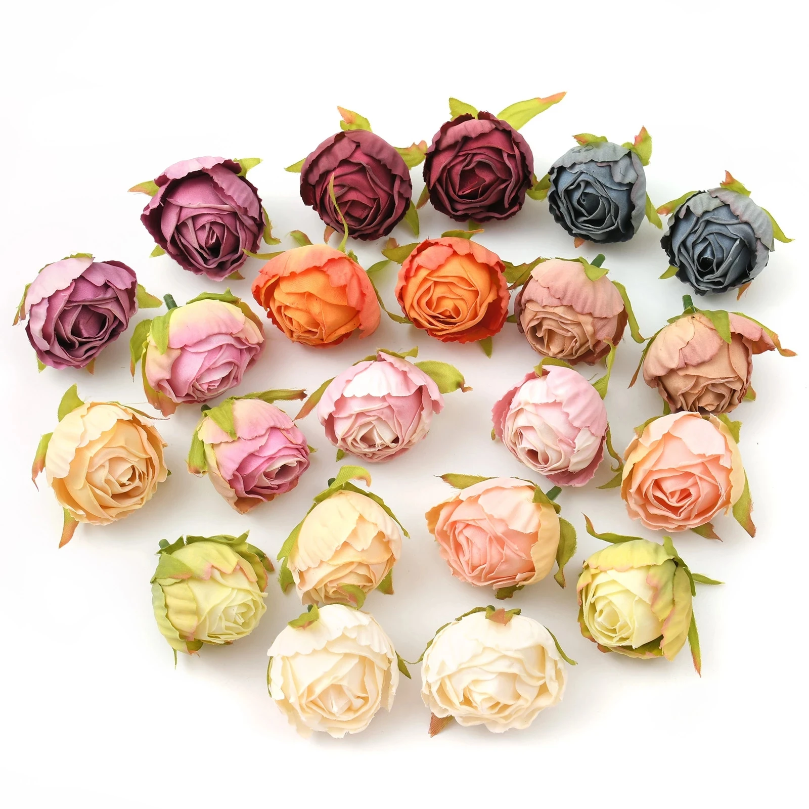 30pcs 4cm Rose Bud Artificial Silk Flower Heads DIY Scrapbooking Wedding Birthday Party Decoration Wreath Fake Rose Flowers
30pcs 4cm Rose Bud Artificial Silk Flower Heads DIY Scrapbooking Wedding Birthday Party Decoration Wreath Fake Rose Flowers