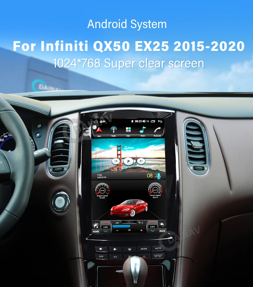 Автомагнитола 128 ГБ, экран Tesla для infiniti EX25/EX30/EX35/EX37/QX50 2015-2020, автомобильная аудиосистема, стерео Мультимедийный Плеер, головное устройство с GPS
Автомагнитола 128 ГБ, экран Tesla для infiniti EX25/EX30/EX35/EX37/QX50 2015-2020, автомобильная аудиосистема, стерео Мультимедийный Плеер, головное устройство с GPS