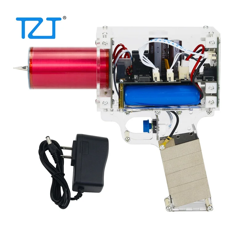 TZT Rechargeable Tesla Coil Handheld Tesla Coil Gun Magnetic Energy Generator DIY Toy with Charger
TZT Rechargeable Tesla Coil Handheld Tesla Coil Gun Magnetic Energy Generator DIY Toy with Charger