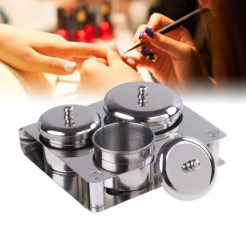 3PCS Professional Stainless Steel Acrylic Nail Tips Cup Dappen Dish Liquid Powder Holder Container Nail Art Equipment Tools
3PCS Professional Stainless Steel Acrylic Nail Tips Cup Dappen Dish Liquid Powder Holder Container Nail Art Equipment Tools