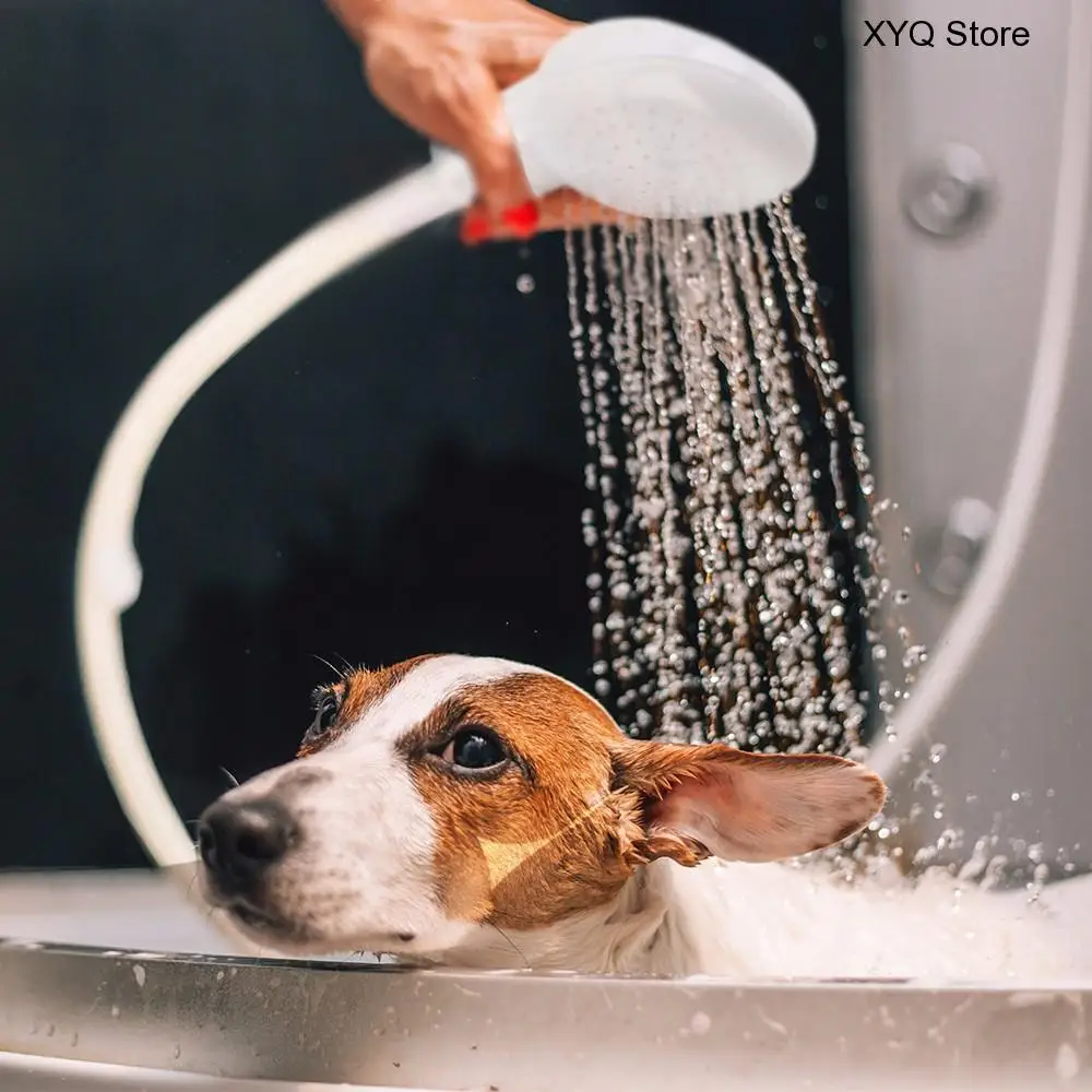 

New Pet Dog Cat Shower Head Multi-functional Tap Faucet Spray Drains Strainer Hose Sink Washing Hair Pets Lave Water Bath Heads