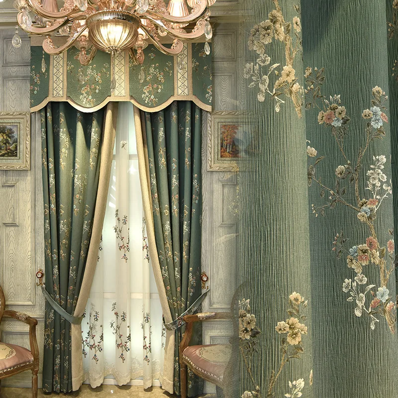 2022 Popular European and American Style Curtains for Living Room High Precision Silk Jacquard Window Curtains for Bedroom
2022 Popular European and American Style Curtains for Living Room High Precision Silk Jacquard Window Curtains for Bedroom