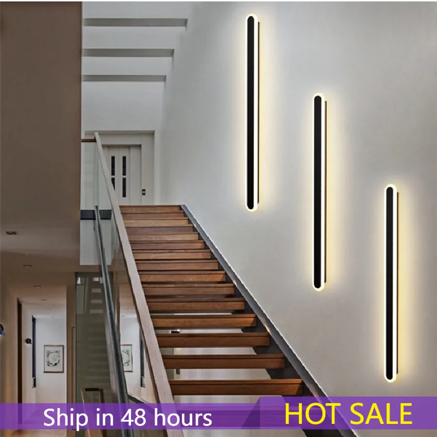 Nordic Indoor Decor Wall Light Long LED Ambient Lamp Fashion Bedside Lamp Iron Acrylic Aisle Sconce Living Room Loft Stair Light
Nordic Indoor Decor Wall Light Long LED Ambient Lamp Fashion Bedside Lamp Iron Acrylic Aisle Sconce Living Room Loft Stair Light