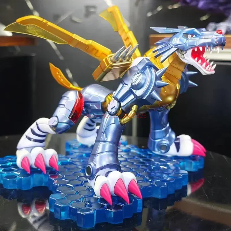 Фигурки аниме Digimon Приключения Gk металлическая фигурка гарумона из ПВХ статуэтка