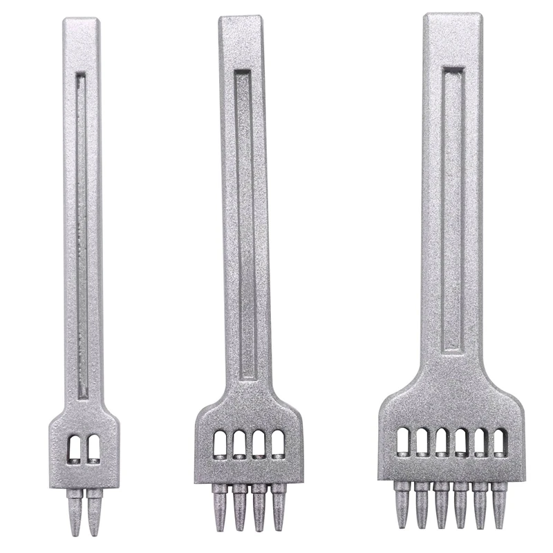 Leather Craft Round Hole Pricking Iron Chisel Head Removable Stitching Punch Chisel Tool/Set
Leather Craft Round Hole Pricking Iron Chisel Head Removable Stitching Punch Chisel Tool/Set