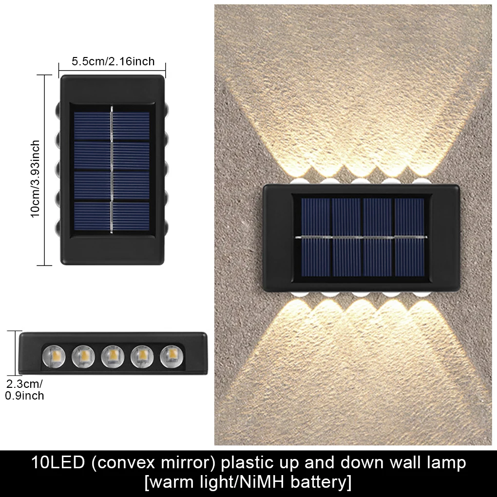 2 Pieces Courtyard Solar Light Pathway Walkway Fence Wall Lamp Automatic Deck Lights Outdoor Accessories 8LED White
2 Pieces Courtyard Solar Light Pathway Walkway Fence Wall Lamp Automatic Deck Lights Outdoor Accessories 8LED White