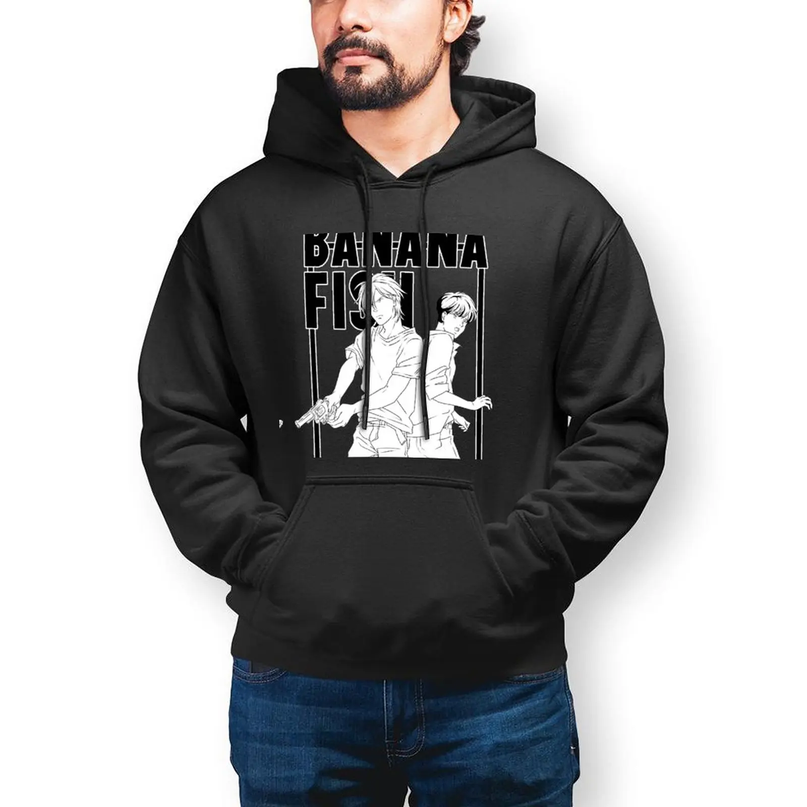 Japanese Anime Casual Hoodies Men Banana Fish Modern Pullover Hoodie Winter Outerwear Basic Hooded Sweatshirts Oversize Top
Japanese Anime Casual Hoodies Men Banana Fish Modern Pullover Hoodie Winter Outerwear Basic Hooded Sweatshirts Oversize Top