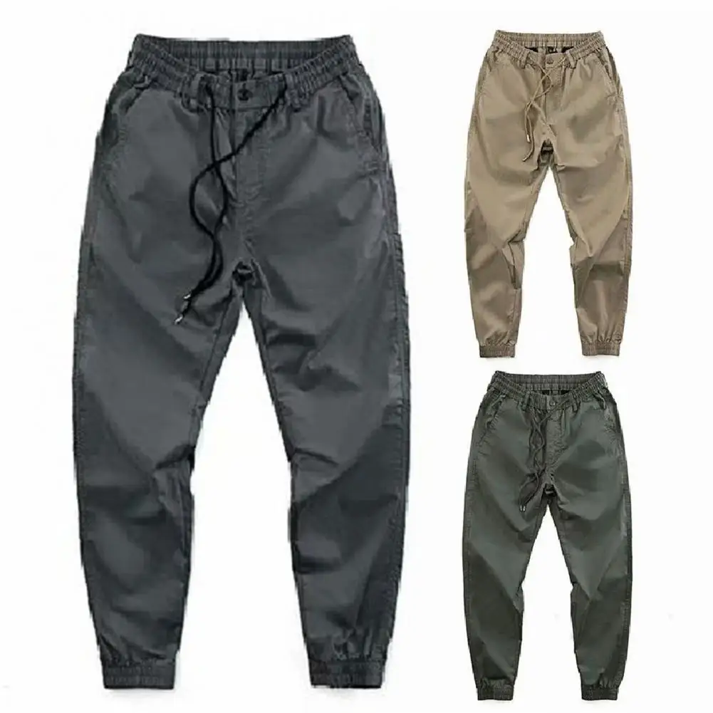 Men Cargo Pants Solid Color Multi-pocket Summer Drawstring Pockets Joggers Pants Casual Male Trousers Overall Streetwear
Men Cargo Pants Solid Color Multi-pocket Summer Drawstring Pockets Joggers Pants Casual Male Trousers Overall Streetwear