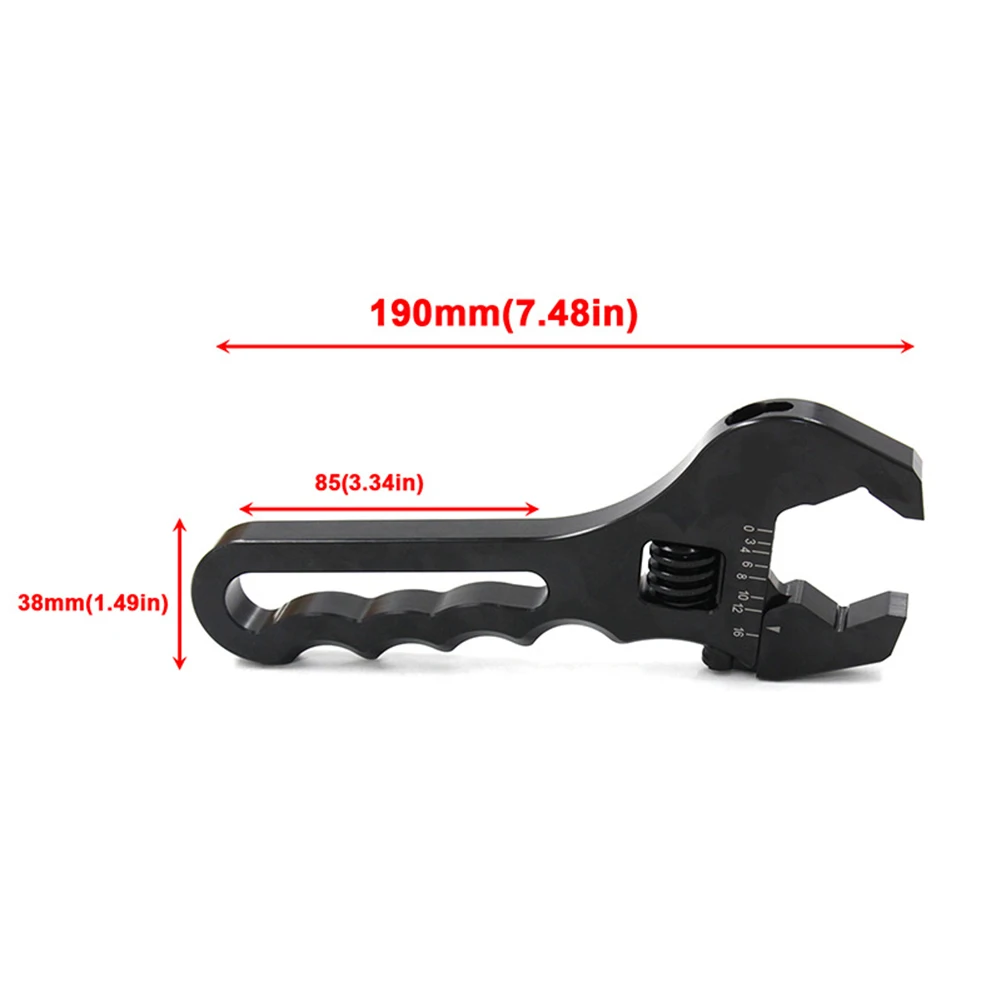 Practical Aluminum Wrench Adjustable 3AN-16AN Adjustable Wrench Aluminum Car Accessories Interiors Interior Parts
Practical Aluminum Wrench Adjustable 3AN-16AN Adjustable Wrench Aluminum Car Accessories Interiors Interior Parts