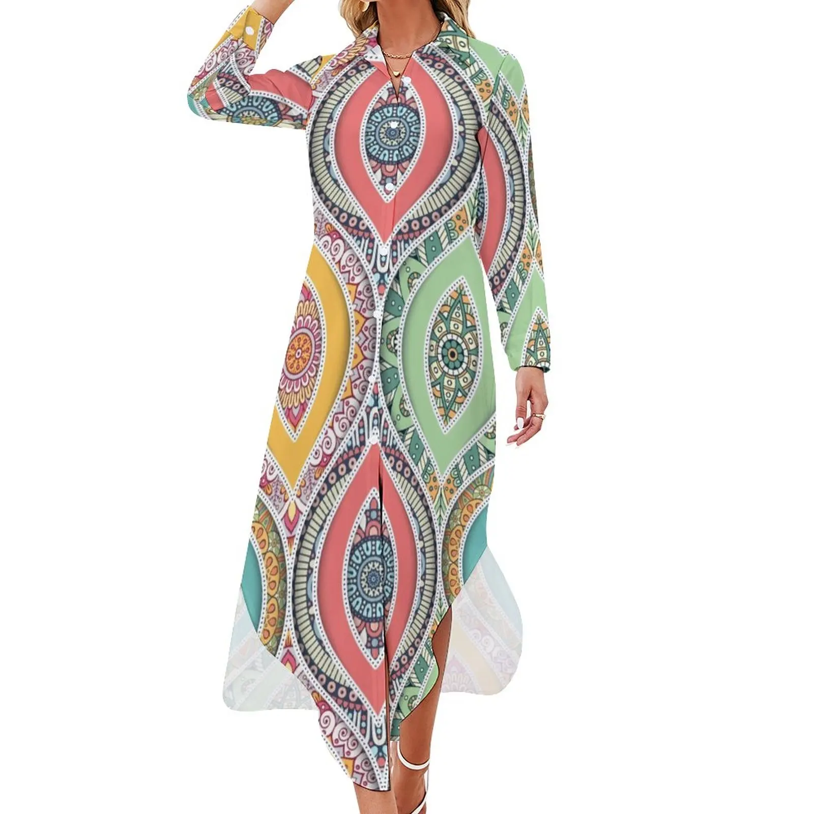 Bohemian Indian Chiffon Dress Sexy V Neck Retro Hippie Print Retro Dresses Ladies Streetwear Casual Dress Gift Idea
Bohemian Indian Chiffon Dress Sexy V Neck Retro Hippie Print Retro Dresses Ladies Streetwear Casual Dress Gift Idea