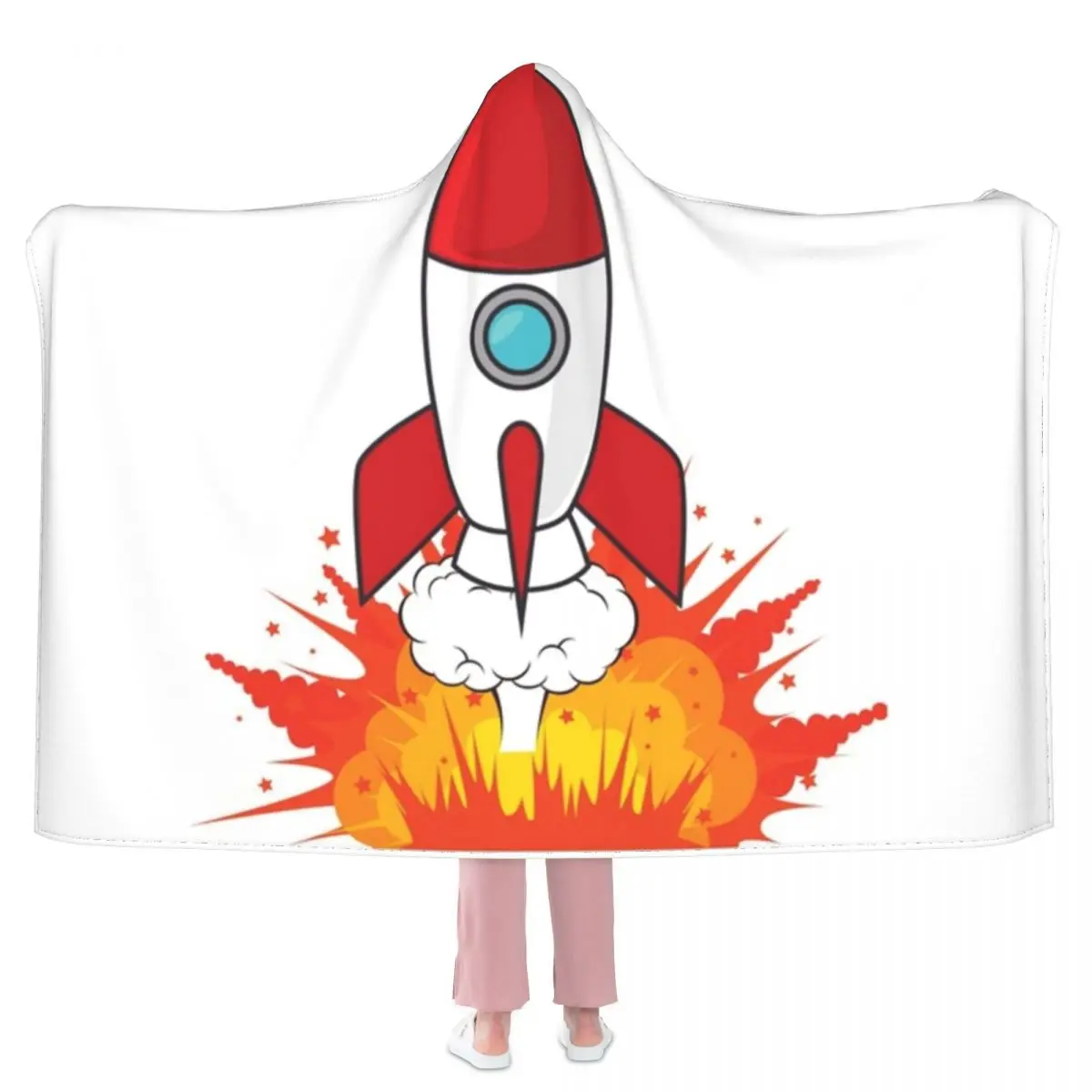 Флисовое одеяло с капюшоном и астронавтом
Флисовое одеяло с капюшоном и астронавтом