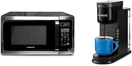 Microwave 900 Watts, 0.9 cu ft - Microwave Oven With LED Lighting and Child Lock - Perfect for Apartments and Dorms - Easy Clean
Microwave 900 Watts, 0.9 cu ft - Microwave Oven With LED Lighting and Child Lock - Perfect for Apartments and Dorms - Easy Clean