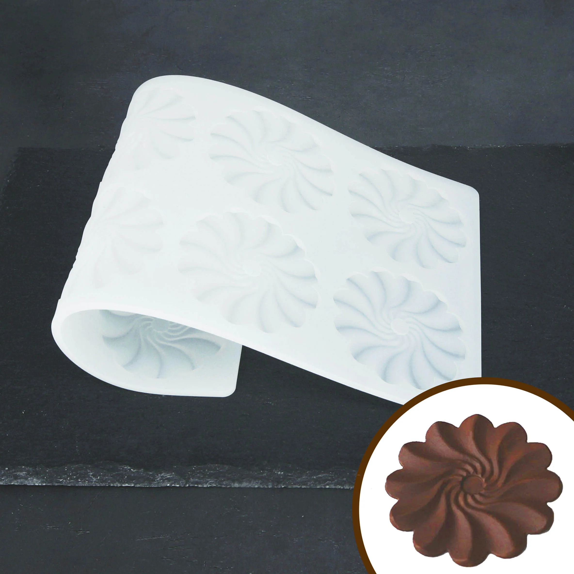 Силиконовая форма в форме спирали с узором, инструменты для выпечки, вставка для шоколада, переводной лист для шоколада, форма, кондитерские...
Силиконовая форма в форме спирали с узором, инструменты для выпечки, вставка для шоколада, переводной лист для шоколада, форма, кондитерские...