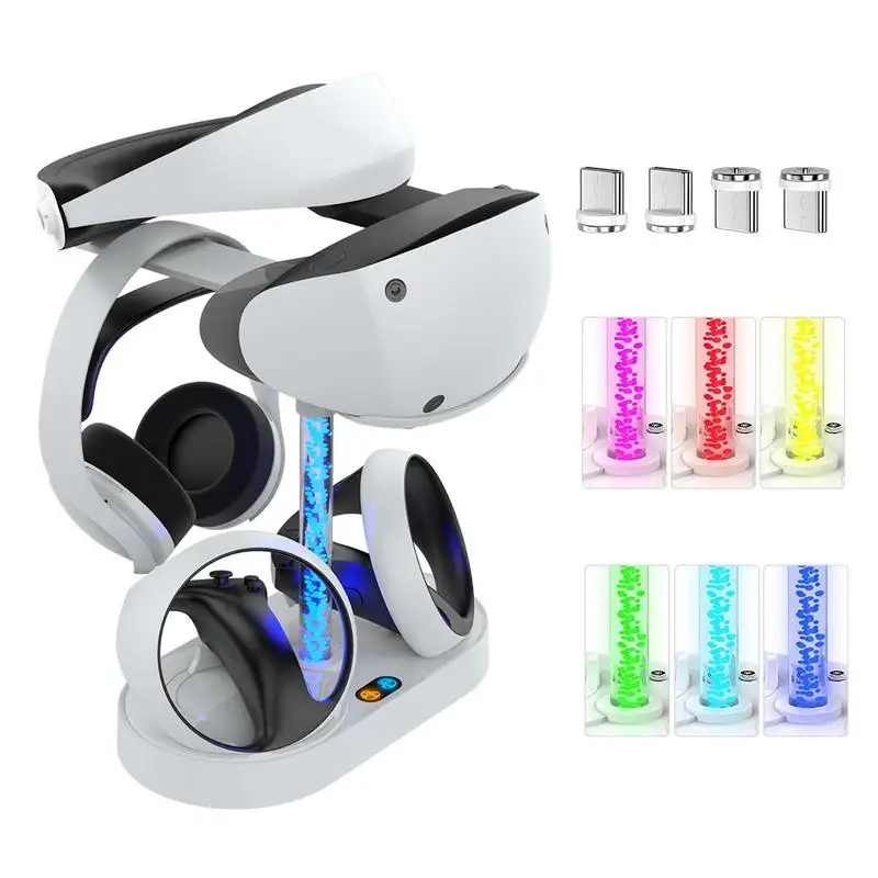 For PS VR2 Controller VR Headset Charging Station Base Display Stand Dual Handle Charge For PS Accessories
For PS VR2 Controller VR Headset Charging Station Base Display Stand Dual Handle Charge For PS Accessories