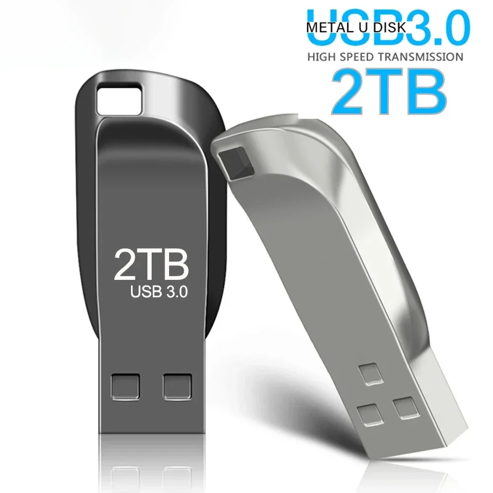 

Высокоскоростной металлический флеш-накопитель, USB-накопитель 3.0 2 ТБ 1TB, мини-портативный флеш-накопитель, аксессуары, новинка