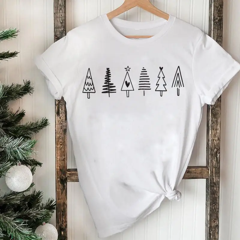 Футболка женская с принтом «елка»
Футболка женская с принтом «елка»