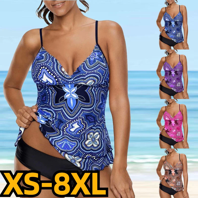 Women Vintage Bikini Animal Printing Swimwear Bathing Suit Two Pieces Set Summer Monokini High Waist Swimsuit Tankini Beachwear
Women Vintage Bikini Animal Printing Swimwear Bathing Suit Two Pieces Set Summer Monokini High Waist Swimsuit Tankini Beachwear
