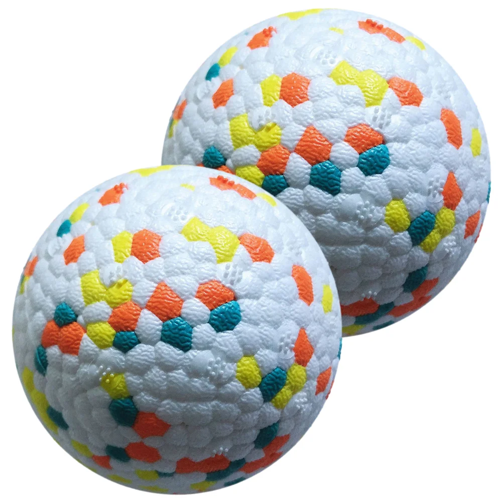 

2 Pcs Dog Toy Ball Balls Dogs Aggressive Chewers Molar Puppy Small E-tpu Teething