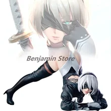 NieR:Automata Figure YoRHa No.2 Type B 1/4 Scale 2B Adult Girl Gaming Peripherals Figure PVC Collection Model Toys Doll Gifts