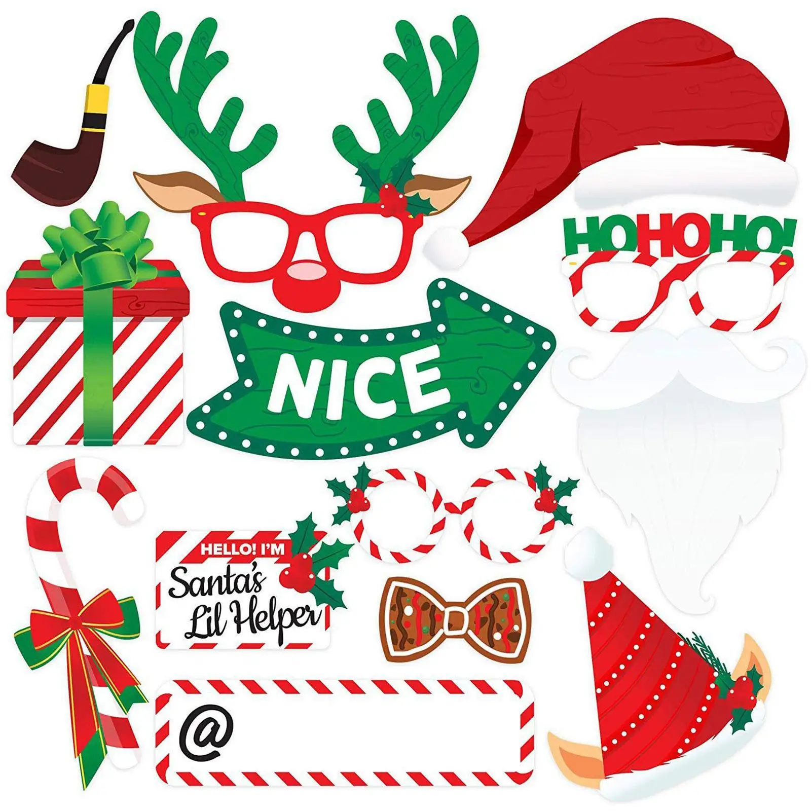 38 pcs Christmas Photo Booth Props Kit Masks Lips Beard Snowman Wedding Christmas Party Decoration Supplies
38 pcs Christmas Photo Booth Props Kit Masks Lips Beard Snowman Wedding Christmas Party Decoration Supplies