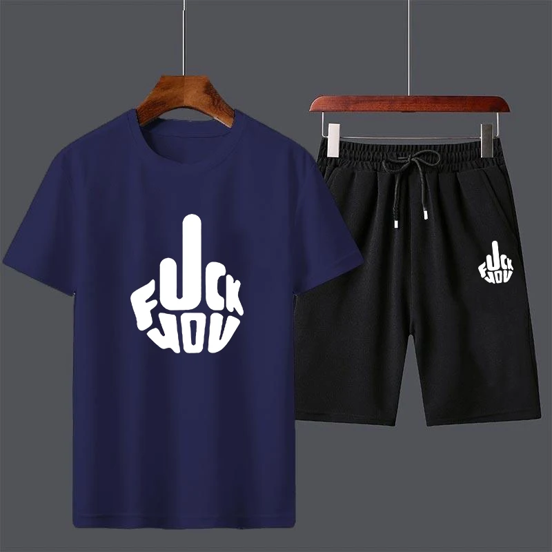 Summer Men Solid Color T-Shirt Sets Comfortable Sportswear O-Neck T-Shirt and Shorts Suits Sportswear Suits Male Casual Clothes
Summer Men Solid Color T-Shirt Sets Comfortable Sportswear O-Neck T-Shirt and Shorts Suits Sportswear Suits Male Casual Clothes