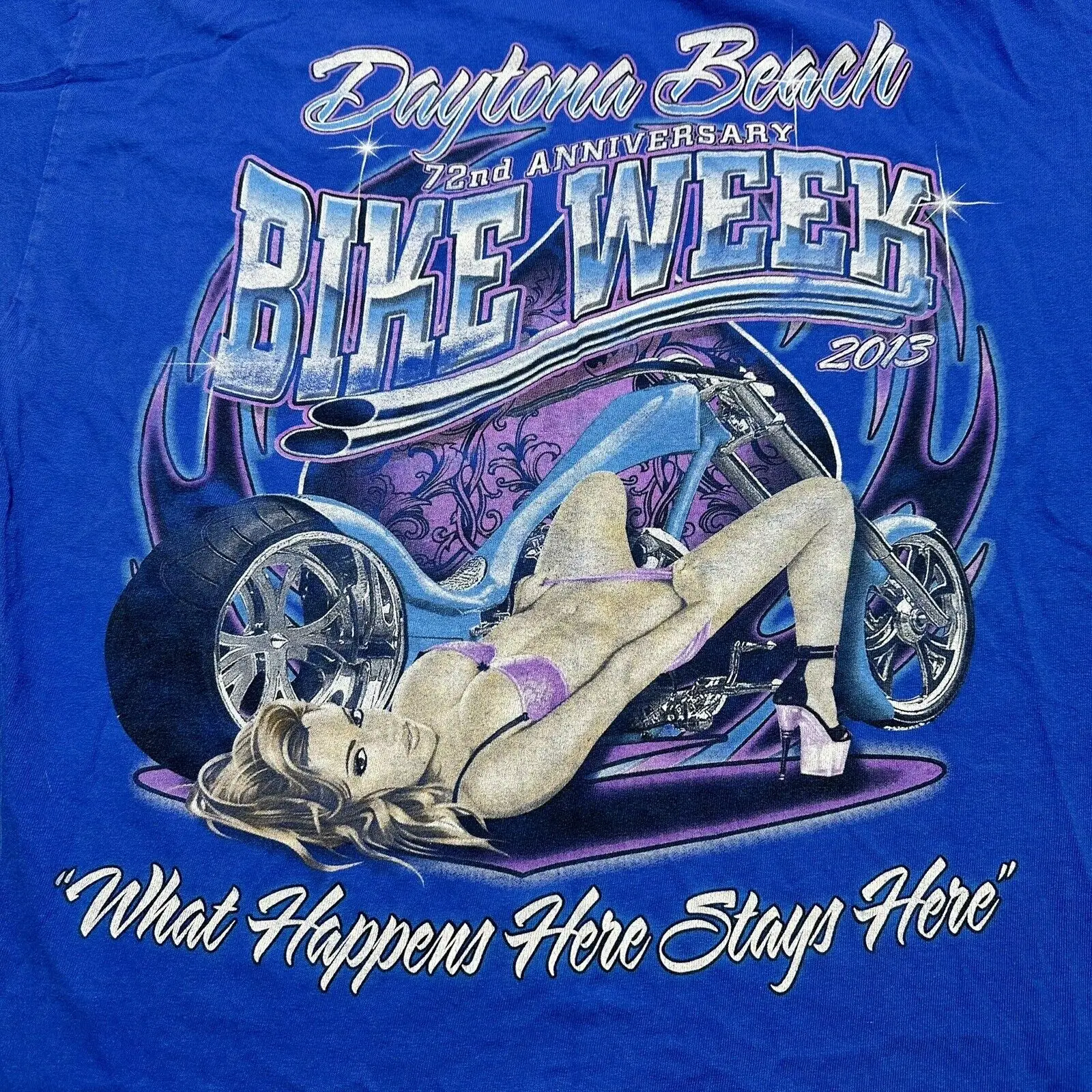 Пляжная футболка Daytona с велосипедной неделей мужская повседневная размера L