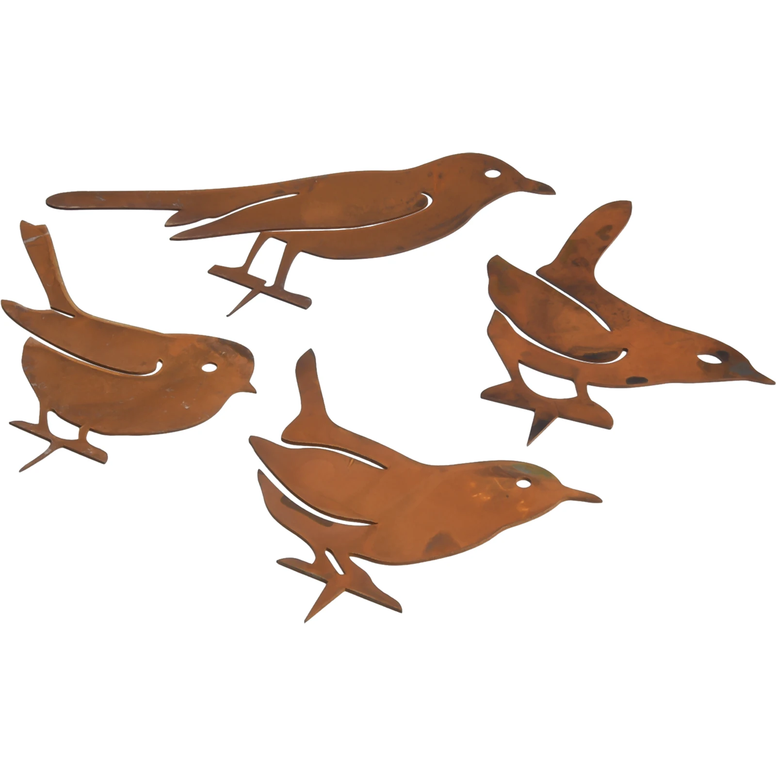 4pcs/set Rusty Metal Bird Ornament Iron Crafts Bird Shaped Art Silhouette Sculpture Outdoor Garden Fence Decoration
4pcs/set Rusty Metal Bird Ornament Iron Crafts Bird Shaped Art Silhouette Sculpture Outdoor Garden Fence Decoration