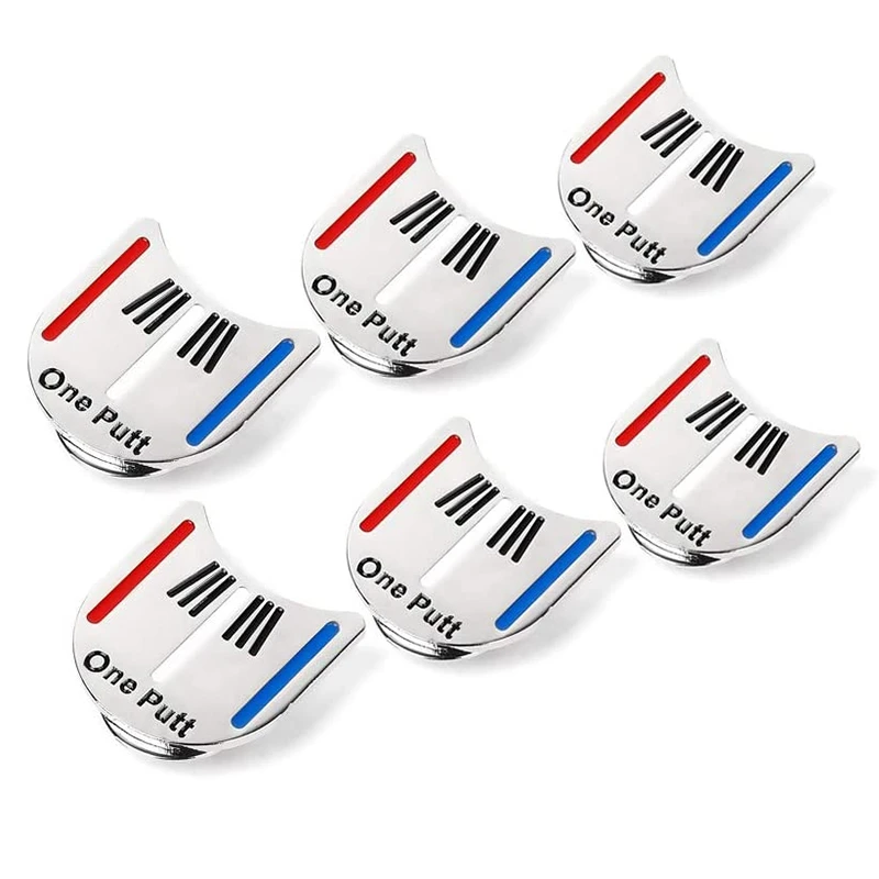 6 Pcs One Putt Golf Putting Tool Ball Mark With Magnetic Golf Hat Clip Golf Marker Golf Accessories
6 Pcs One Putt Golf Putting Tool Ball Mark With Magnetic Golf Hat Clip Golf Marker Golf Accessories