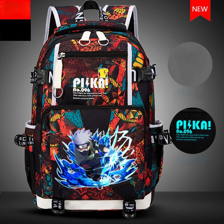 Naruto Kakashi Luminous Schoolbags for Student Large Capacity Travel Bag School Supplies Trendy Printing Backpacks for Gift
Naruto Kakashi Luminous Schoolbags for Student Large Capacity Travel Bag School Supplies Trendy Printing Backpacks for Gift