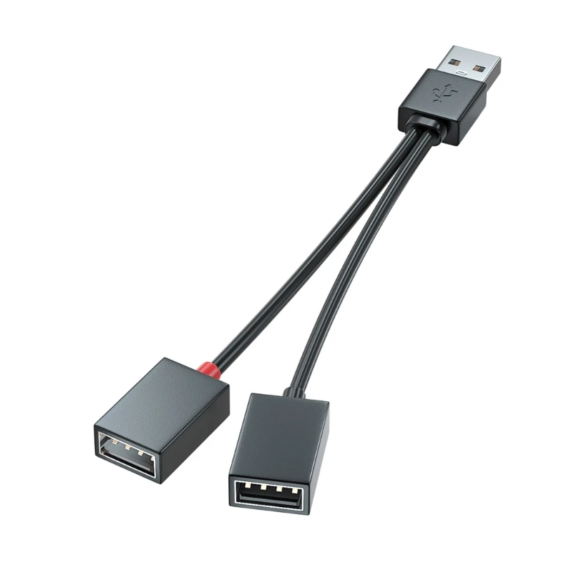 

2 in 1 USB Power Cord Splitter for USB Fans, Mice, Drives for USB Lights, Mice, Data Transfer USB Extenders