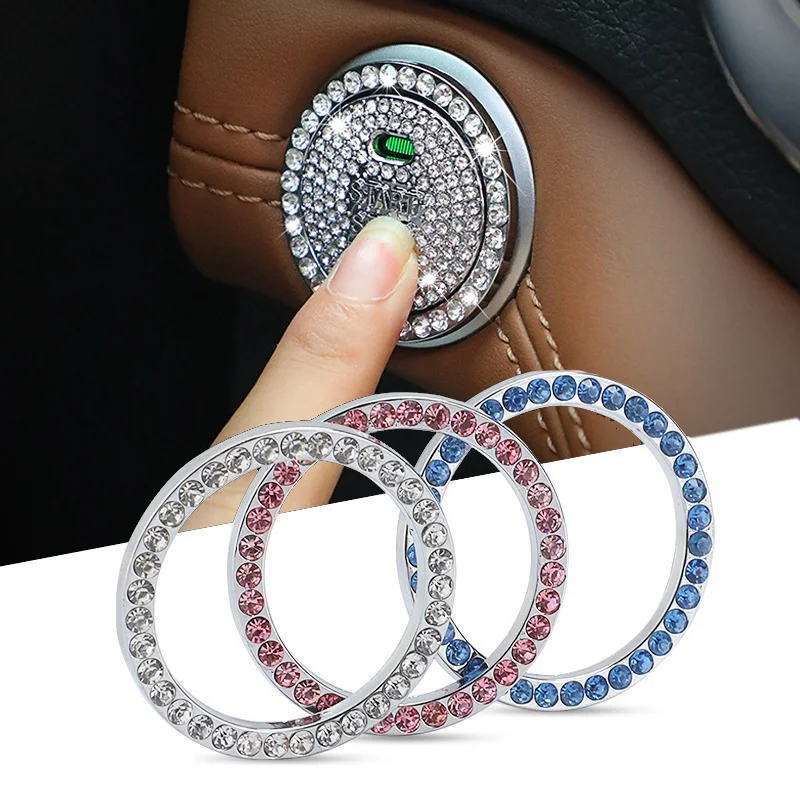 Car One-click Start Button Car Interior Engine Ignition Start Stop Button Protective Cover Crystal Decoration Car Accessories
Car One-click Start Button Car Interior Engine Ignition Start Stop Button Protective Cover Crystal Decoration Car Accessories