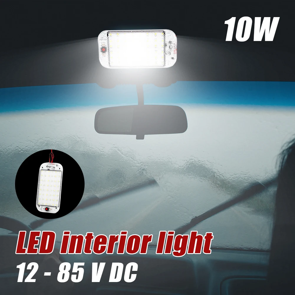 1PCS Car LED Interior Lights 48LED 12V-85V LED Car Lighting Dome Lights With Switch Roof Ceiling Reading Light Car Night Light
1PCS Car LED Interior Lights 48LED 12V-85V LED Car Lighting Dome Lights With Switch Roof Ceiling Reading Light Car Night Light