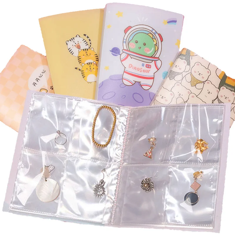 120Grid Cartoon Jewelry Organizer Storage Album Earrings Necklace Rings Display Stand Portable Packaging Holder Organizer Boxes
120Grid Cartoon Jewelry Organizer Storage Album Earrings Necklace Rings Display Stand Portable Packaging Holder Organizer Boxes