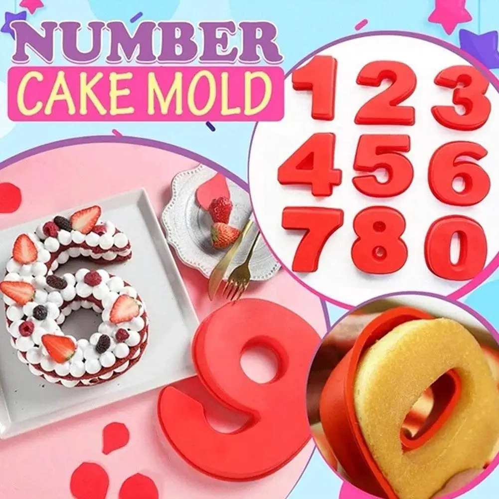 3D Numbers Cake Molds - Birthday Number Silicone Cake Mold Pizza Pan Baking Cake Bread Kitchen DIY Mould Baking Cake Set for Beg
3D Numbers Cake Molds - Birthday Number Silicone Cake Mold Pizza Pan Baking Cake Bread Kitchen DIY Mould Baking Cake Set for Beg