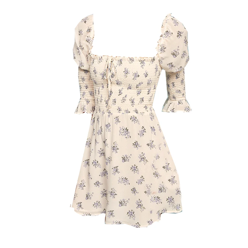 Women Summer New Style Tube Top Pullover Slim A-Type 5 Minute Sleeves Mini Bow Drawstring Printed Everyday Street Ladies Dress
Women Summer New Style Tube Top Pullover Slim A-Type 5 Minute Sleeves Mini Bow Drawstring Printed Everyday Street Ladies Dress